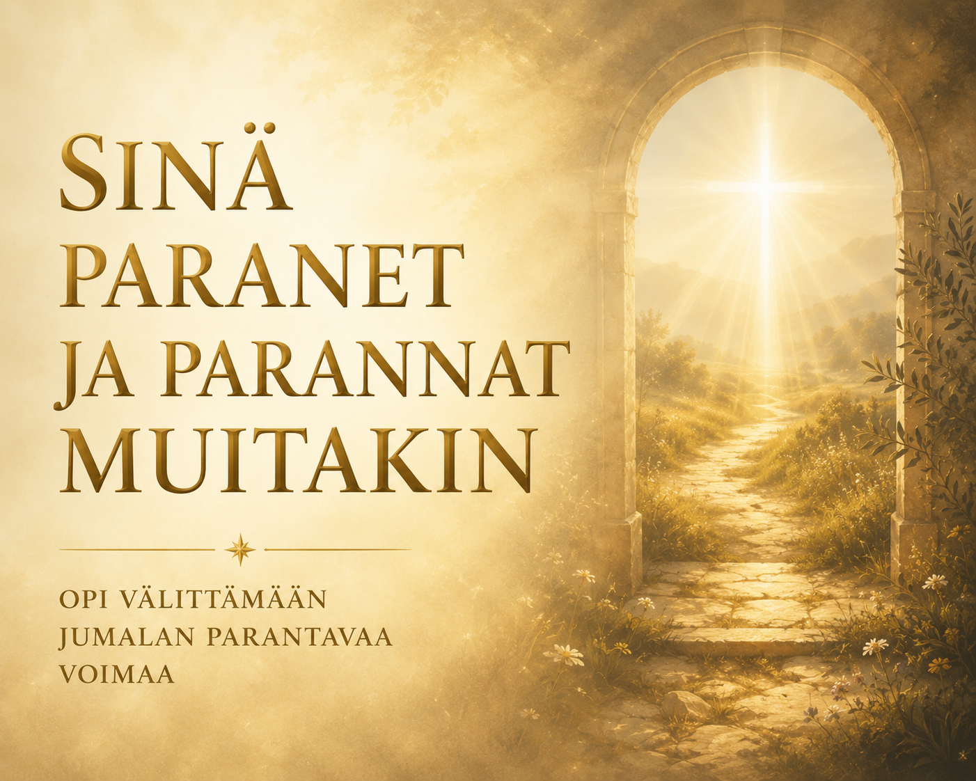 Sinä paranet - ja parannat muitakin